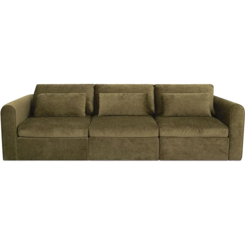 Swift Modular Sofa in Dark Green Fabric