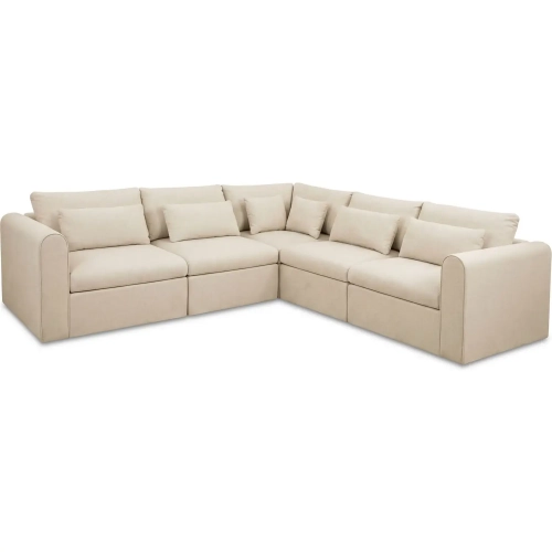 Swift Classic L Modular Sectional Light Beige Fabric