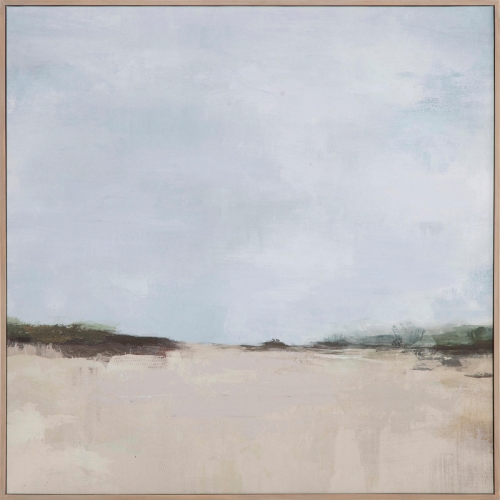 Grasslands Landscape Wall Decor in Multicolor with Wood Frame