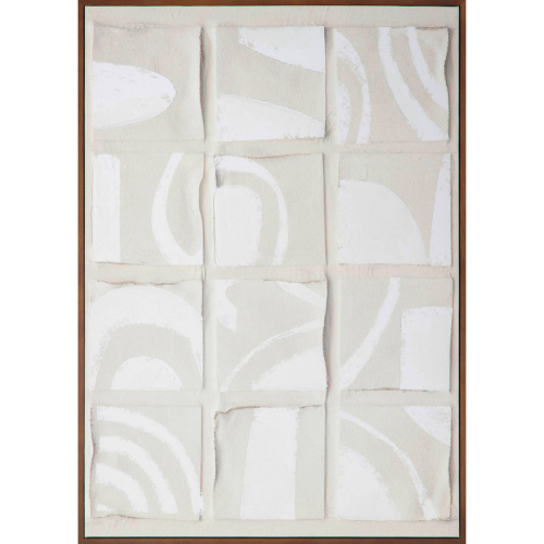 Unfold 1 Framed Print in Multicolor on Canvas