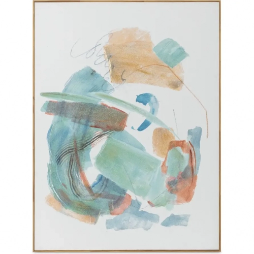 Prose Framed Canvas Painting in Multicolor
