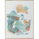 Prose Framed Canvas Painting in Multicolor