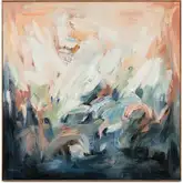 Splendor Framed Canvas Painting in Multicolor