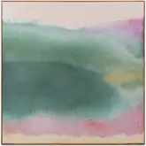 Lotus Framed Abstract Painting in Multicolor
