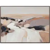 Prado Framed Landscape Canvas Painting in Multicolor