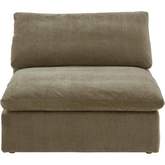 Clay Slipper Chair Modular Sofa Unit Desert Sage Performance Fabric