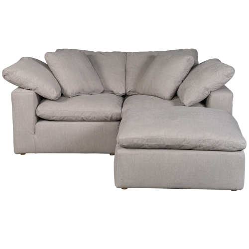 Clay Nook Modular Sectional Sofa in Light Grey Fabric