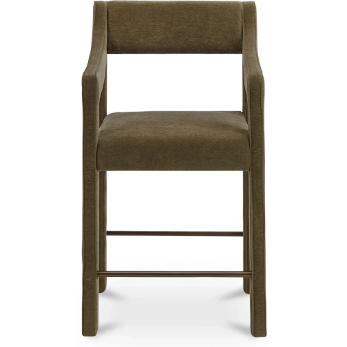 Elise Counter Stool in Cedar Green Fabric