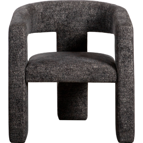 Elo Accent Chair in Black Fabric