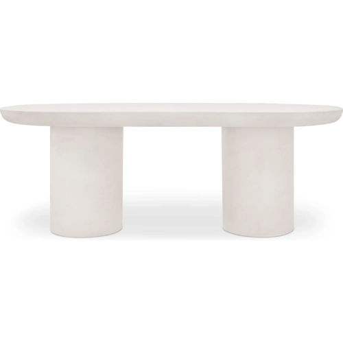Rocca 83" Dining Table in Cream Concrete