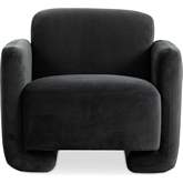 Fallon Accent Chair in Shadow Grey Fabric