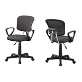 Youth Office Chair in Grey Mesh with Multi Position