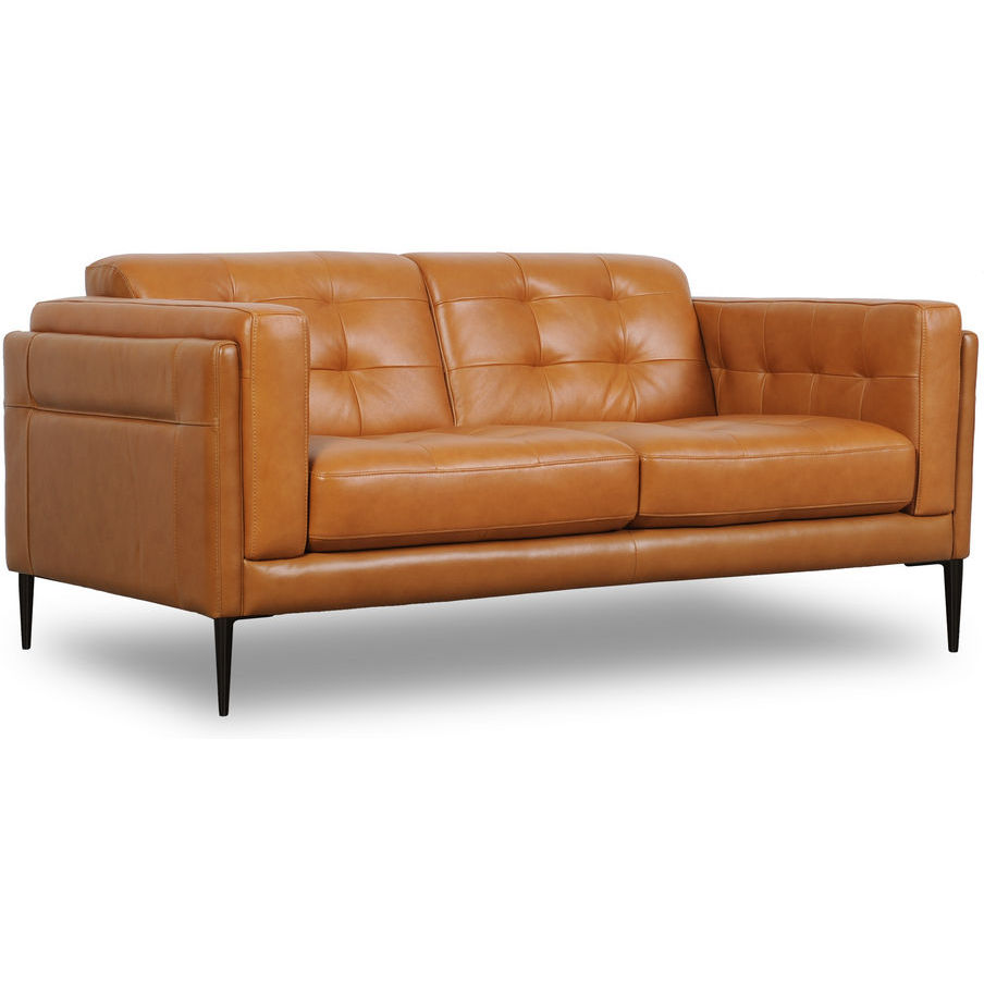 Moroni 44002BS1961 Murray Loveseat in Tufted Tan Leather