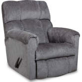 Memphis Manual Rocker Recliner in Grey Fabric