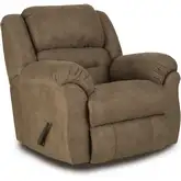 Mariner Manual Rocker Recliner in Truffle Brown Fabric