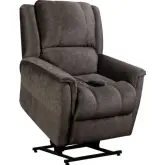 Robin Power Lift Chair in Gunmetal Grey Fabric