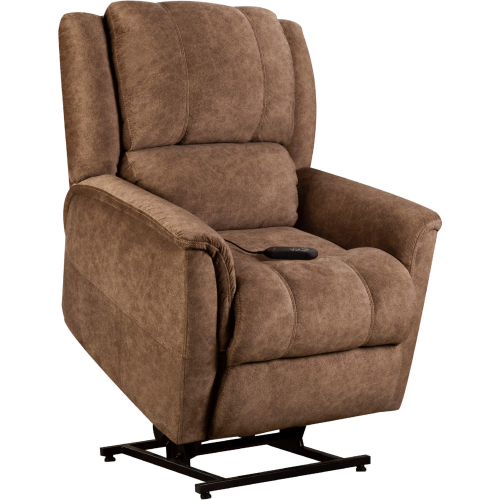 Robin Power Lift Chair in Coffee Brown Fabric
