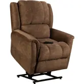 Robin Power Lift Chair in Coffee Brown Fabric