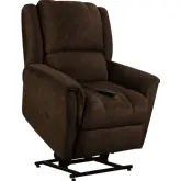 Robin Power Lift Chair in Carob Brown Fabric