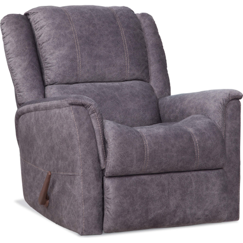 Robin Manual Rocker Recliner in Gunmetal Grey Fabric