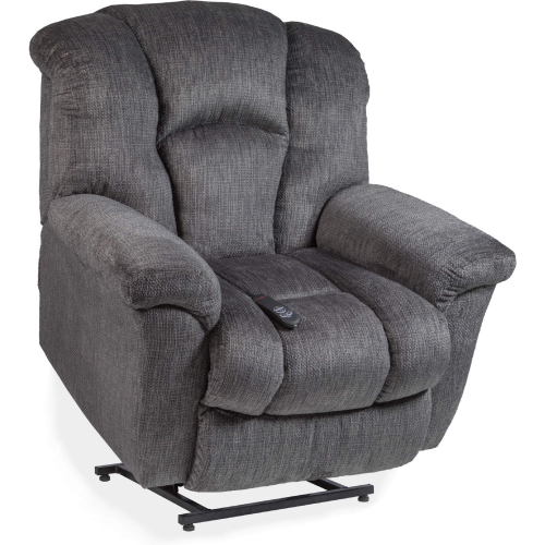 Halston Power Lift Chair in Charcoal Grey Fabric