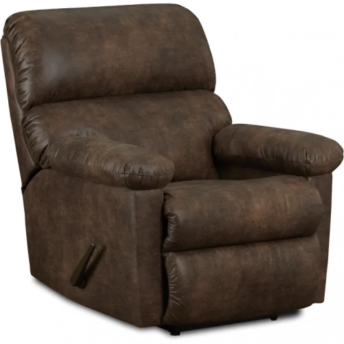 Canyon Manual Wallsaver Recliner in Chocolate Vegan Leather