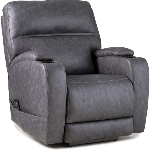 Jett Power Wall Saver Recliner in Graphite Grey Leatherette