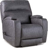 Jett Power Wall Saver Recliner in Graphite Grey Leatherette