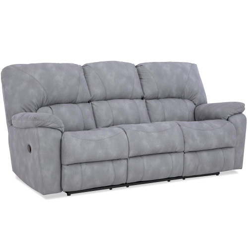 Rhino Manual Reclining Sofa in Grey RELIAPEL Fabric
