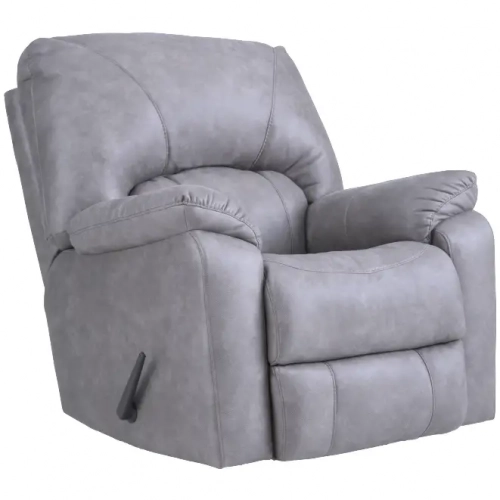 Rhino Manual Rocker Recliner in Grey RELIAPEL Fabric