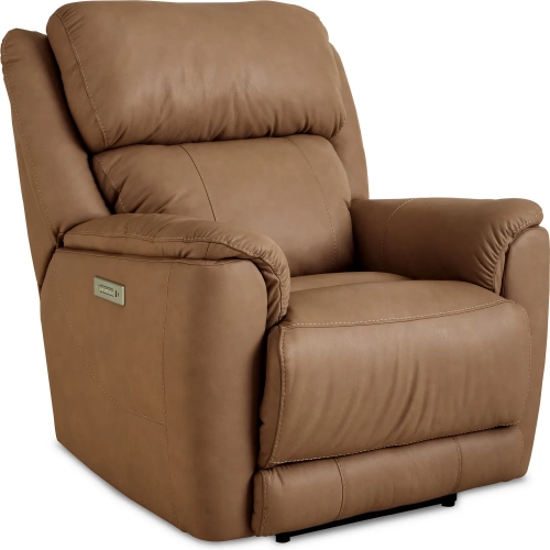 Willow Power Zero Gravity Recliner in Butternut Brown Top Grain Leather
