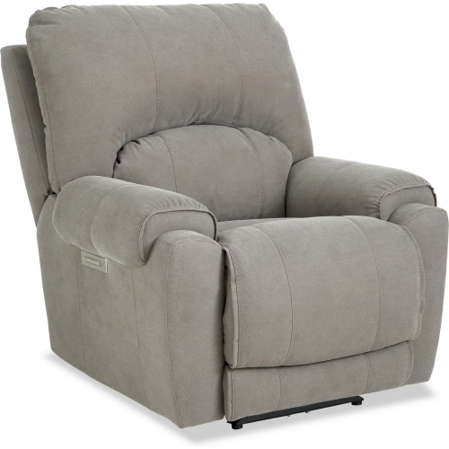 Havana Zero Gravity Power Recliner in Light Tan Brown Fabric