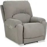 Havana Zero Gravity Power Recliner in Light Tan Brown Fabric