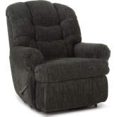Lennox King Comfort Manual Recliner in Graphite Grey Fabric