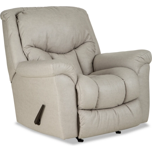 Henley Manual Rocker Recliner in Dove Gray Fabric