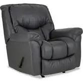 Henley Manual Rocker Recliner in Graphite Gray Fabric