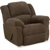 Heritage Manual Rocker Recliner in Coffee Bean Brown Chenille Fabric