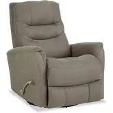 Nantucket Manual Swivel Glider Recliner in Dove Gray Fabric