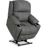 Timber Power Zero Gravity Lift Chair in Gray Vegan Leather