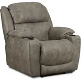 Ridgeview Triple Power Zero Gravity Recliner in Fog Gray Polyester