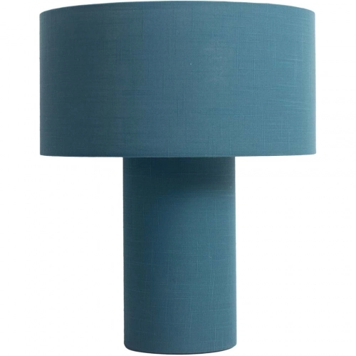 Moonlight Table Lamp in Sky Blue Linen