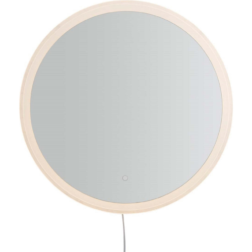 Super Star 30" Round LED Mirror in Chrome