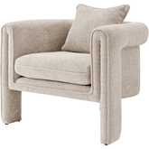 Heidi Accent Arm Chair in Grenada Cream Fabric