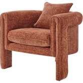 Heidi Accent Arm Chair in Grenada Terracotta Fabric