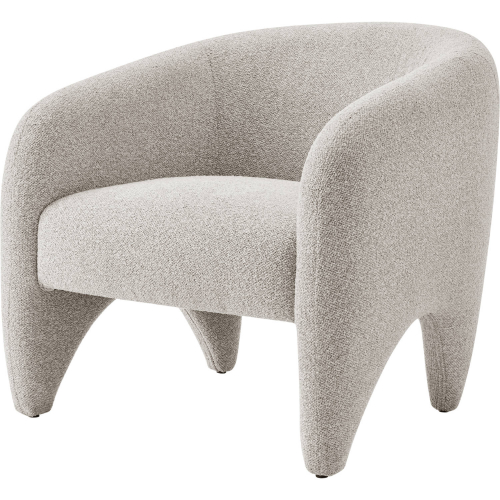 Carol Accent Arm Chair in Horizon Gray Fabric