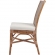 Tatum Dining Chair in Rattan, Cane & Fabric (Set of 2)