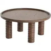 Crellin Coffee Table in Walnut Brown Finish Wood