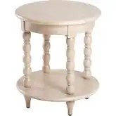 Ensley Side End Table in Weathered Sand