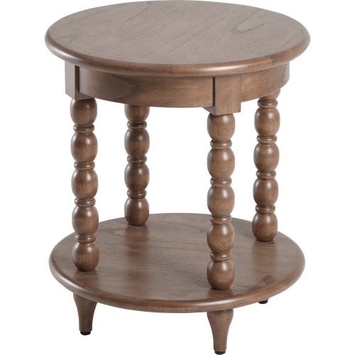 Ensley Side End Table in Walnut