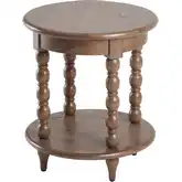 Ensley Side End Table in Walnut